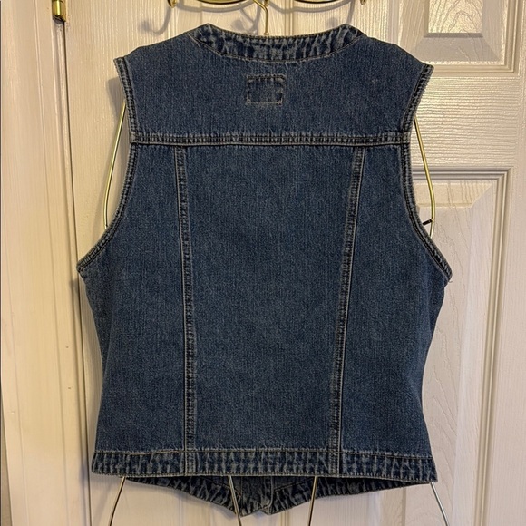 VINTAGE Y2K American Eagle Outfitters Denim Vest #518 - Picture 3 of 12